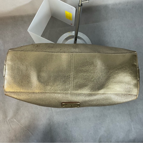 Kate Spade Gold Metallic Large Shoulder Bag - Picture 9 of 16